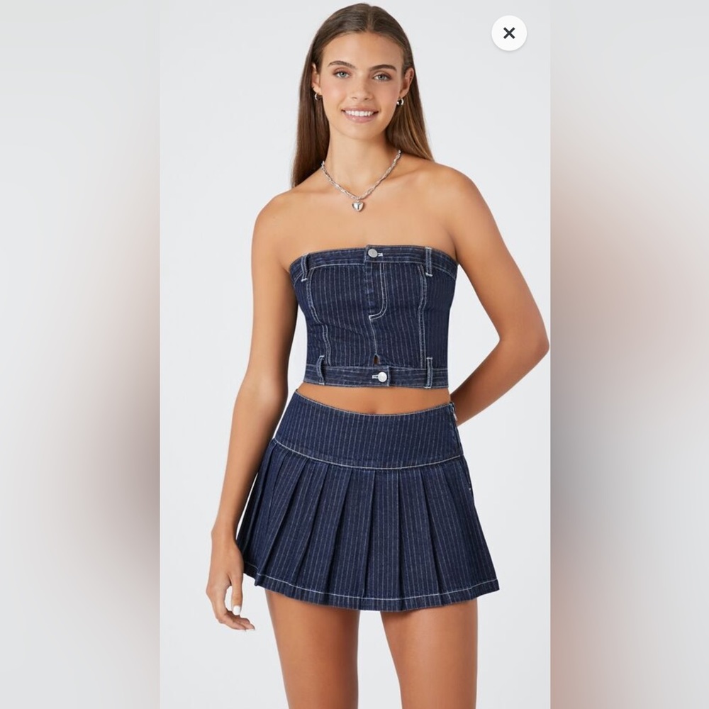 Two piece denim set